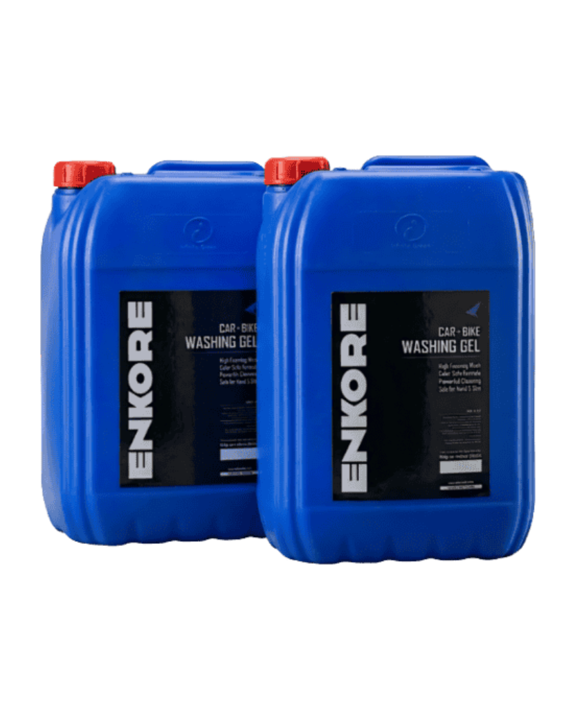 ENKORE Car & Bike Washing Gel – 30L Professional Bulk Pack